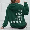 Womens Oversized Drop Shoulder Hoodie With Letter Print Loose Fit Long Sleeve Casual Sweatshirt