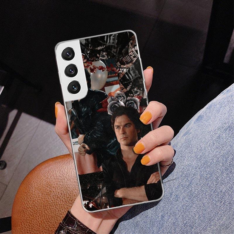 Чехол для телефона «Дневники вампира» Сальваторе для Samsung Galaxy S24 S25 Edge S26 Ultra S23 S22 S21 Plus S20 FE + Персонализированная печать