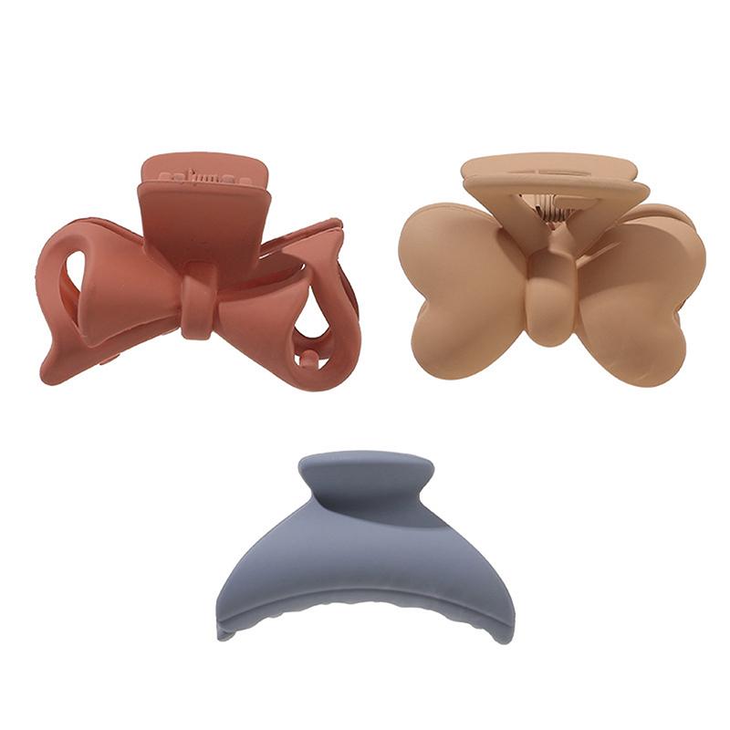 4,5 см матовый простой бант заколка для волос маленькая уличная женская зажимная акула заколка для волос праздничный праздничный аксессуар для волос для девушек подарок