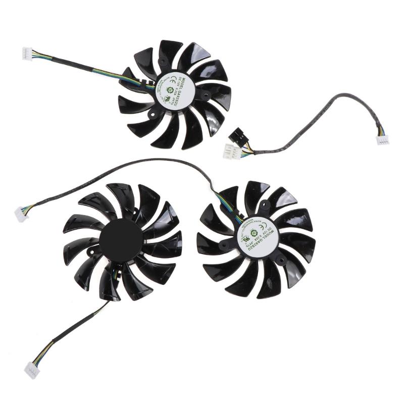 3Pcs 87MM GA92S2U C12V 4Pin Graphics Card Fan for GeForce 3060TI 3070 3080 3090 -GAMING OC Video Card