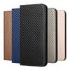 Carbon Fiber Flip Case For iPhone 16E 16 15 14 13 12 11 Pro XR 10 XS Max X 8 7 Plus Card Holder Phone Cover Magnetic Flip Wallet