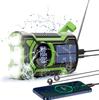AM/FM/SW Bluetooth-динамик IP65 Водонепроницаемый пылезащитный портативный радиоприемник с ручным генератором Динамо-фонарик Солнечное радио