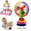 Радуга Колесо обозрения для малышей Детская игрушка Погремушка Звенящая Присоска Игрушки для высокого стульчика