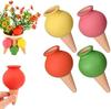 Hanlintk 4-Pack Terracotta Self-Watering Spikes - Premium Clay Watering Stakes | Automatic Plant Watering System for Indoor/Outdoor & Vacation