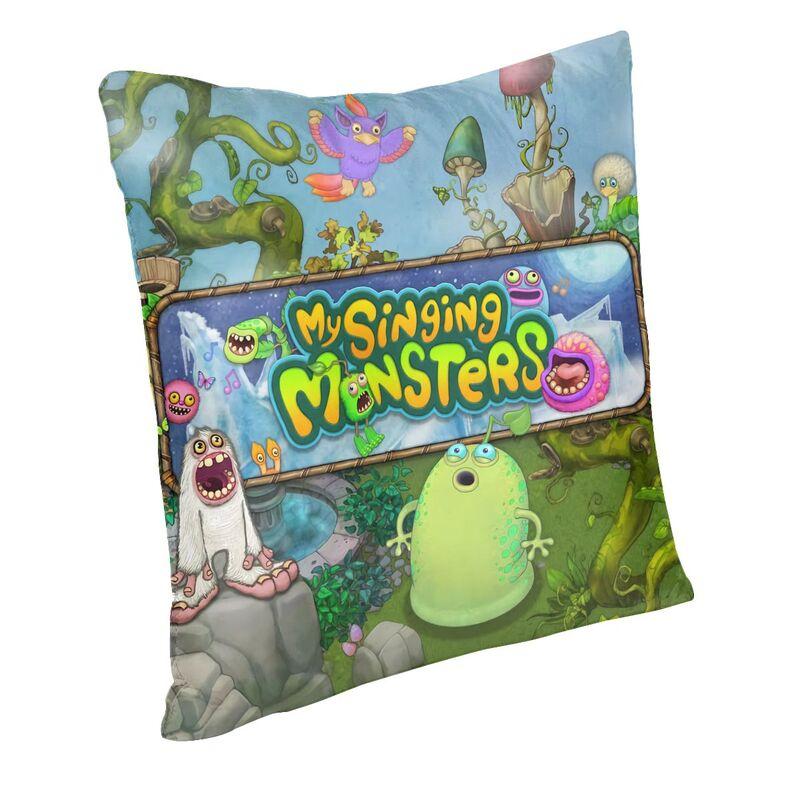 Наволочка Подушка Декорация My Singing Monsters Квадратная Подушка для Дивана Подушки Декоративные Видеоигра Приключения Двусторонний Принт