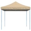 VidaXL Tente de réception pliable escamotable beige 292x292x315 cm, tente, tente à auvent, auvent de gazebo, tente gazebo, 4004914