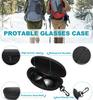 1 шт. EVA Устойчивый к сжатию Стиль на молнии Хранение солнцезащитных очков С крючками Прочный чехол для хранения очков Аксессуары Хранение