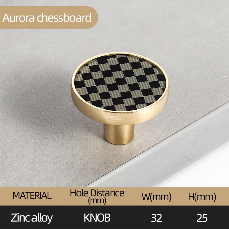 Oukali Modern Simple Furniture Cabinet Handle Hot Sales Zinc Pull Knobs for Kitchen Wardrobe Bedroom Bathroom Dresser Drawer Use