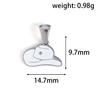 Hypoallergenic Stainless Steel Oil Dripping Western Cowboy Series Hat Pendant Colorful Enamel Charms for Necklace Jewelry Making