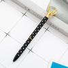 Металлическая ручка с кристаллами, офисный материал, подарок, металлическая шариковая ручка, новая алмазная ручка