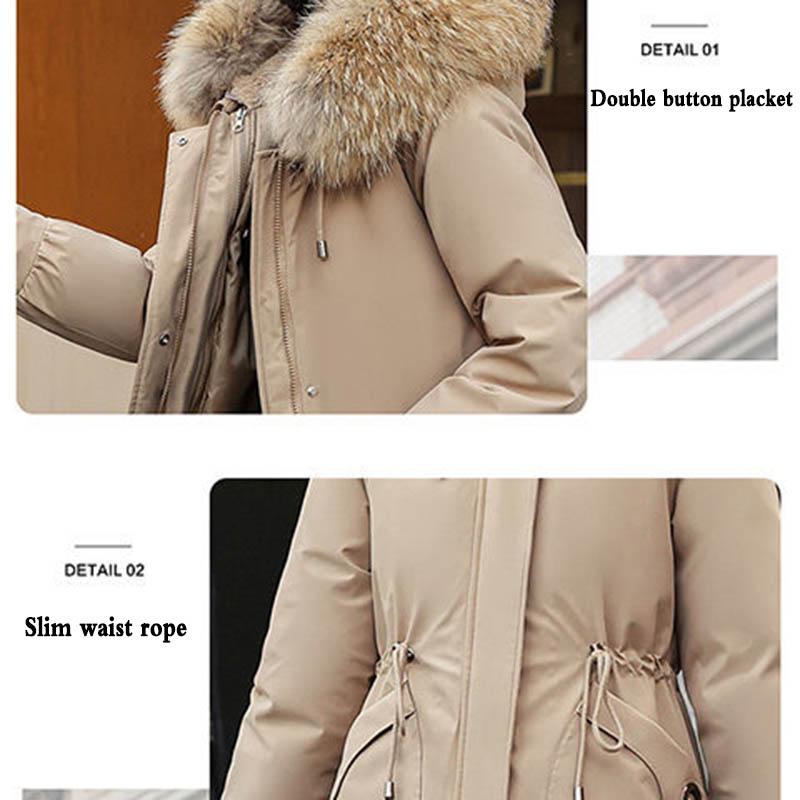 Однослойная трехслойная женская куртка средней длины со съемной подкладкой, хлопковая стеганая куртка с бархатной утолщенной талией, стеганая куртка