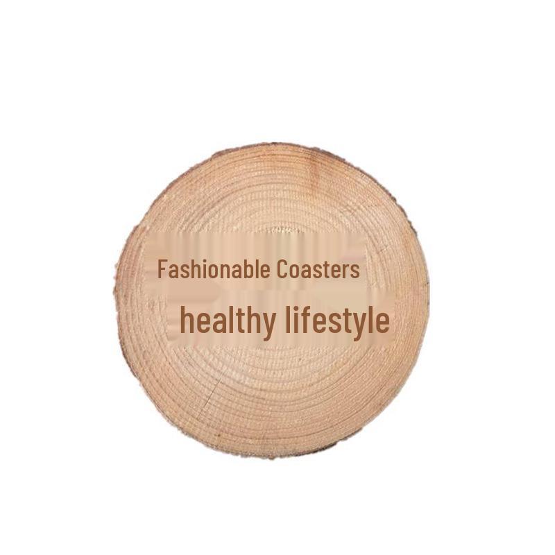 Круглые срезы сосновой древесины - Поделки для Рождества, Полированные спилы деревьев для рукоделия, Рукодельные фотоаксессуары