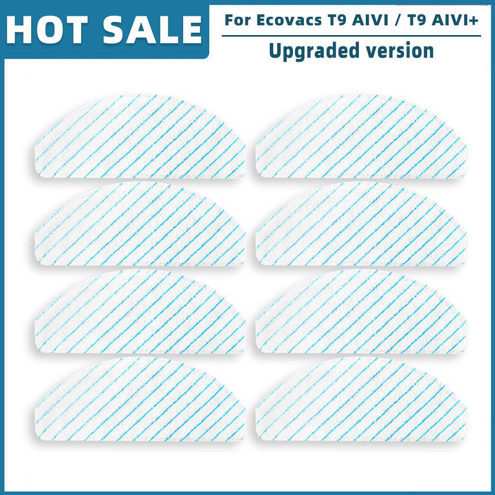 Для ECOVACS DEEBOOT OZMO T9 AIVI / T9 AIVI+ PLUS запасные части аксессуары ролик основная боковая щетка фильтр Hepa тряпка для швабры пылесборник