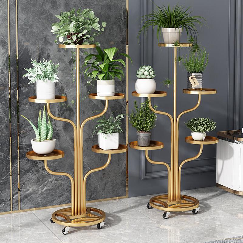 Light Luxury Marble Indoor Flower Stand