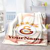Galatasaray Customize Your Name Blanket Lightweight Personalized Blanket Warmthful Decor Versatile For Nap Sofa Chair Office Chair