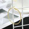 Big Circle Gorgeous Wedding Engagement Drop Dangle Stud Crystal Round Shape Round Hoop Earrings