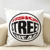 VVision SStreetWears Cushion Cover Natural Linen Organic Fabric DoubleSided Printing Room Sofa Decor Pillow Case