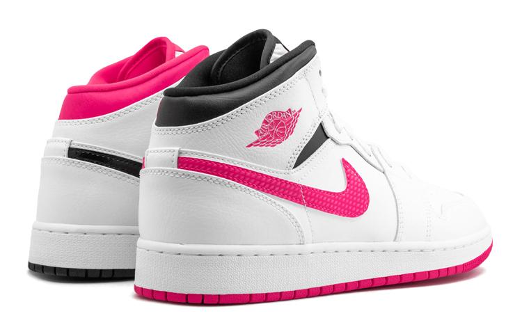 Jordan 1 Ретро Мид GS Гипер Розовый 555112-106