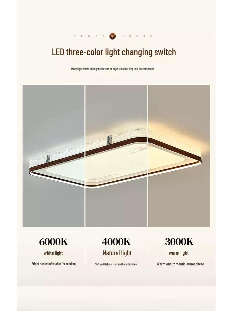 Роскошный современный китайский потолочный светильник - стиль середины века, высококлассное атмосферное освещение 2025