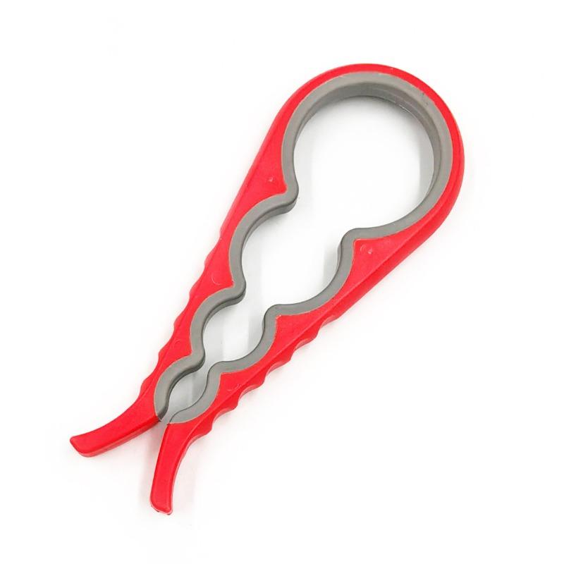 Многофункциональная нескользящая открывалка для пластиковых бутылок с винтовой крышкой, открывалка для банок с винтовой крышкой, открывалка для консервных банок 4-в-1, открывалка для консервных банок