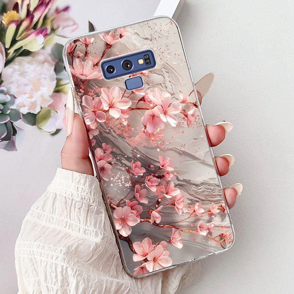 Прозрачный чехол для Samsung Note9 Милый Кот Модный Роскошный Расписной Мягкий Чехол для Телефона для Samsung Galaxy Note 9 Case SM-N9600 SM-N960F