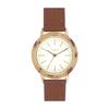 Follow Fragola Acetate Bezel Watch H04421A-1 BR Women's Brown