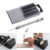 New 21 Pcs Mini Micro-Drill Bits Set & Aluminum Hand Drill & Case For Hobby