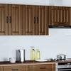 VidaXL Lucca Wall-mounted Kitchen Cabinet Brown Oak Engineered Wood, Wall-mounted Kitchen Furniture, Cabinet for Kitchen Wall, 853824
