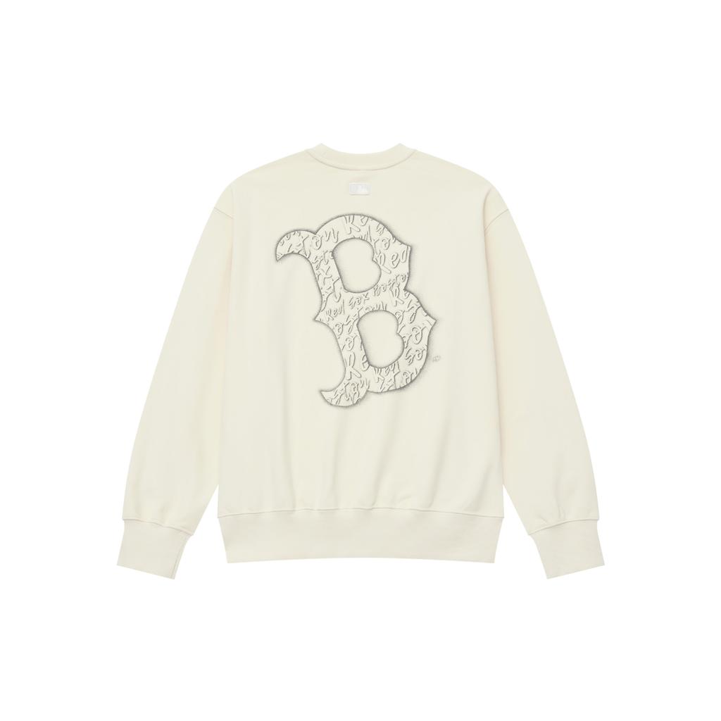 New MLB Boston Red Sox Basic Collection 25FW Sweatshirt Unisex 3AMTB1154-43CRS