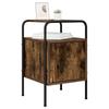 Nightstand 2 Pcs. Smoked Oak 35 x 36.5 x 56 cm