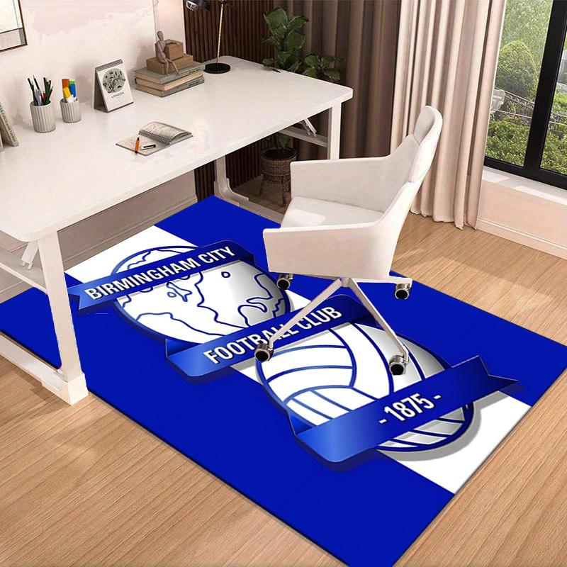 Birming-ham Football Club Printed Area Rug for Office, Chair Rug, Decorative Carpet Floor Mat, Large Size Fan gifts Christmas gifts