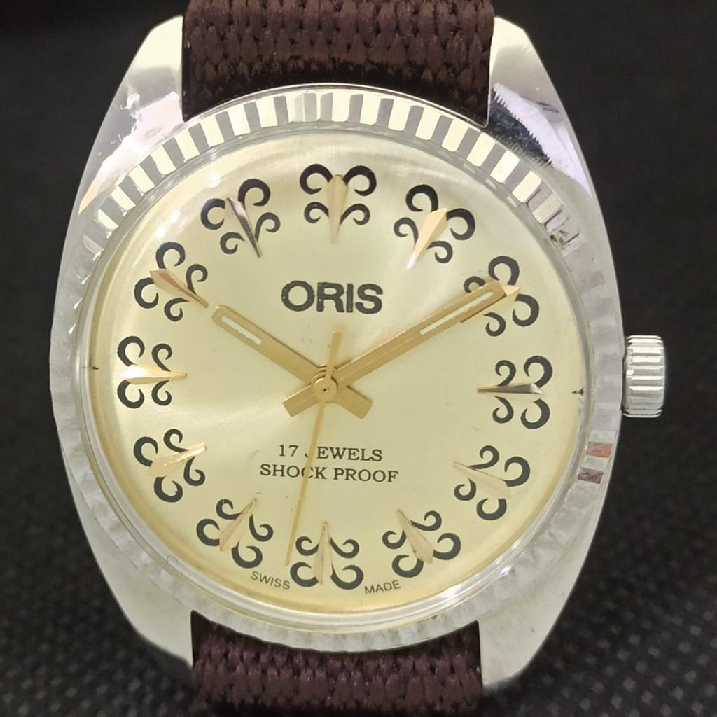 ВИНТАЖНЫЕ ШВЕЙЦАРСКИЕ МУЖСКИЕ ЗОЛОТЫЕ ЧАСЫ ORIS С РУЧНЫМ ЗАВОДОМ ВОССТАНОВЛЕННЫЕ НА РУКУ REF 558a-a296484-1