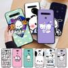 AH48 Pochacco Black Case for OPPO Reno 8 6 5 4 Pro Find X3 A17 A31 A38 A40 A53 A54 A55 A74 A76 A78 A77 A80 A94 A95 A96 Pro Sofe Cover