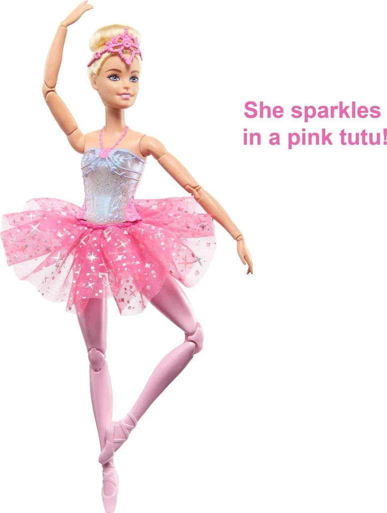 [Amazon.co.jp Exclusive] Barbie Sparkling Hikaru! Ballerina Dress-up Doll/House for Ages 3 and Up Pink HLC25