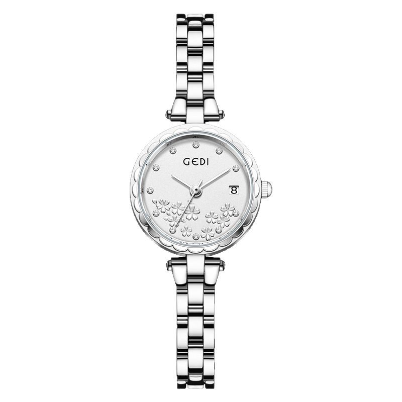 Niche high-end alloy watch student party exquisite medieval quartz watch women's waterproof bracelet watch