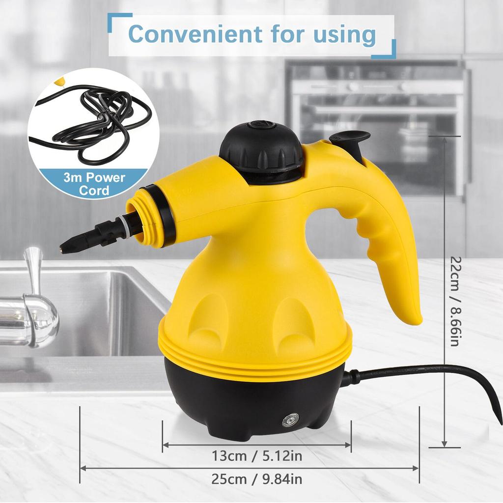 Handheld Steam Cleaner, Portable Electric High Pressure Steam Cleaner Multi-Purpose Handheld Sprayer
