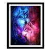 5D Diy Diamond Painting Wolf Brother 3D Cross Stitch Pattern Diamond Embroidery Animal