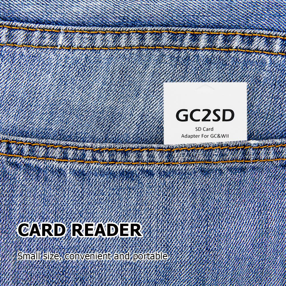 Профессиональный кардридер GC2SD для SD-карты Plug and Play Адаптер слота для карты памяти для игровых консолей GameCube Wii