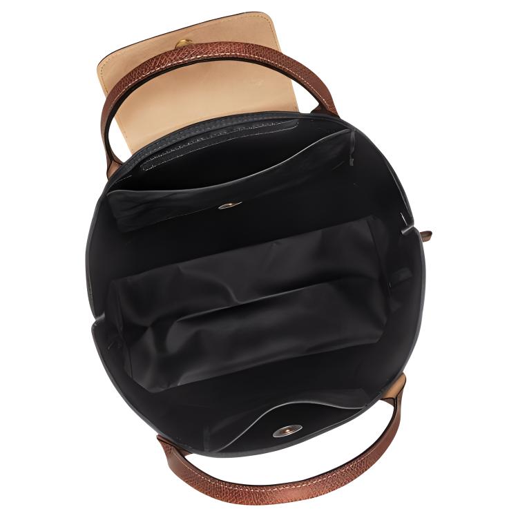 Longchamp Сумка Le Pliage Medium с золотыми акцентами и застежкой-кнопкой Женские сумки Черный 10168089001