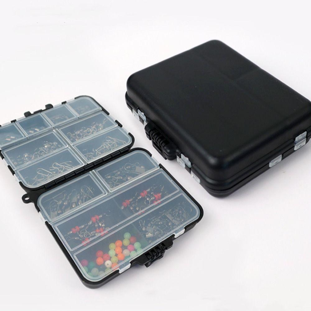 Lure Storage Box Fishing Tackles Box Swivels Clips Fishing Hooks Set Box  Carp Fishing