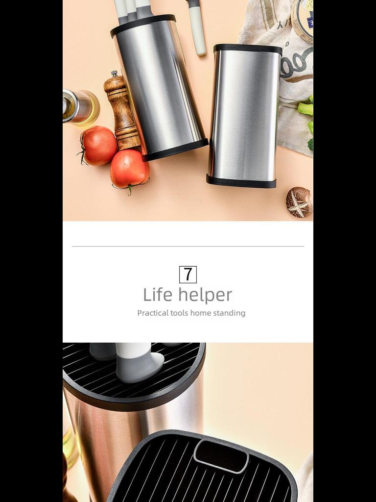 Многофункциональный держатель для хранения кухонных ножей из нержавеющей стали