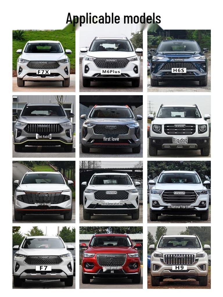 Светодиодные динамические дневные ходовые огни для Haval F7/M6/H6/F4/H2/H9, модификация с логотипом автомобиля First Love