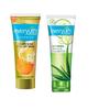 Everyuth Advanced Golden Glow Peel-off Mask, 50gm and Nourishing Aloe Vera & Cucumber Gel, 100gm, Combo Pack