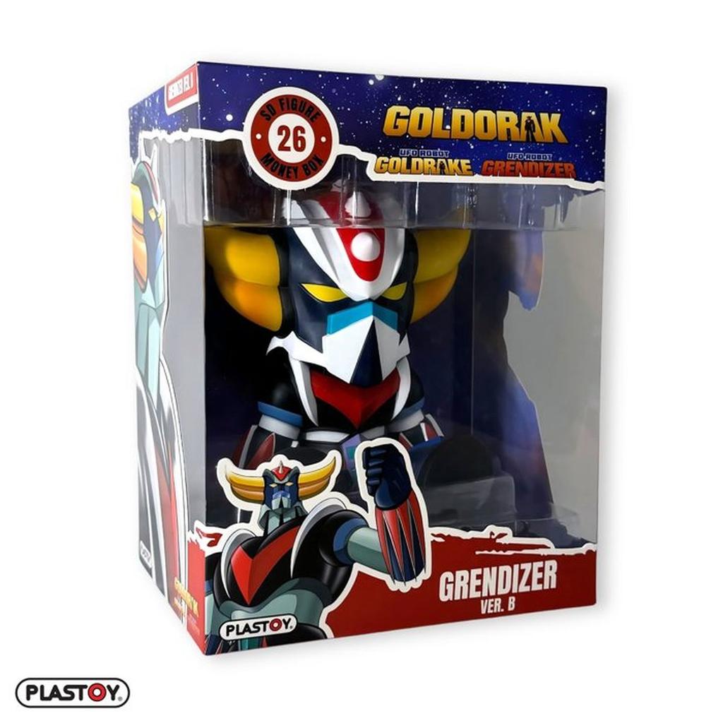 Tirelire - PLASTOY - Goldorak Chibi Assis - Plastique - 15 cm