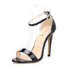 Women Sexy Pumps Summer 5cm Low Heel Ankle Strap Sandal Open Toes Sexy High Heels Wedding Party Shoes Plus Size Women Sandals