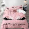 Black Eyelash Duvet Cover Set Girls Women Kids Eyelash Bedding Set Closed Eyes Pattern Design Queen King Comforter Cover Sets