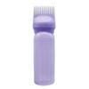 1PC 3 Color Oil Applicator Bottle For Hair Professional Hairdressing Dyeing Comb Bottles Barbershop Hairdresser Coloring Supplies