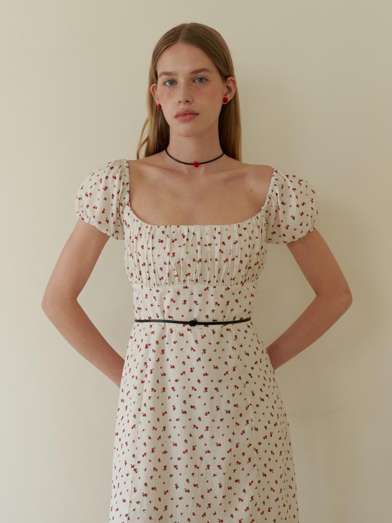 Leobeumimonseuteo The Rose Princess Neck Long Dress_Wh