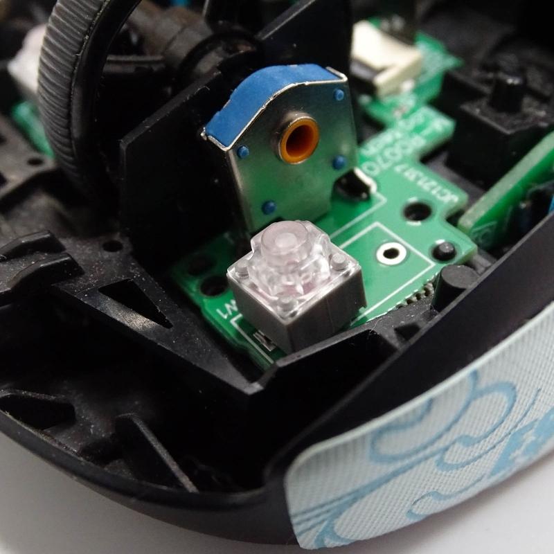 6x6x7.2mm HUANO Quiet Micro Switches 10Million Clicks Life Mouse Button 2Pins Micro Switches 2PCs/10PCs