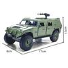 Военный переделанный бронированный автомобиль литой игрушечный автомобиль танк детский ABS132 внедорожный